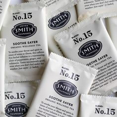 Smith Organic Wellness Tea Sachets - Set of 2